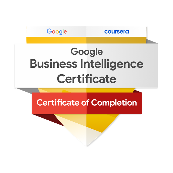 Google Business Intelligence Professional Certificate