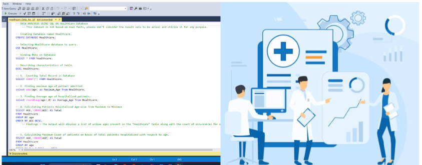 Healthcare Data Analysis using SQL